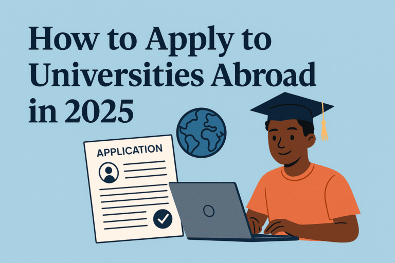 How to Apply to Universities Abroad in 2025 (Step-by-Step Guide)