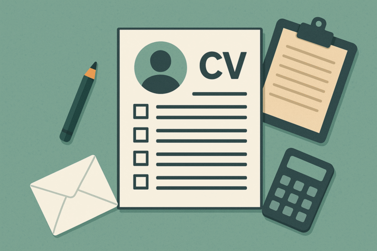 write professional cv